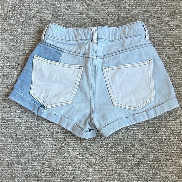 Pacsun Multi-Colored Denim Mom Shorts - Picture 2 of 4